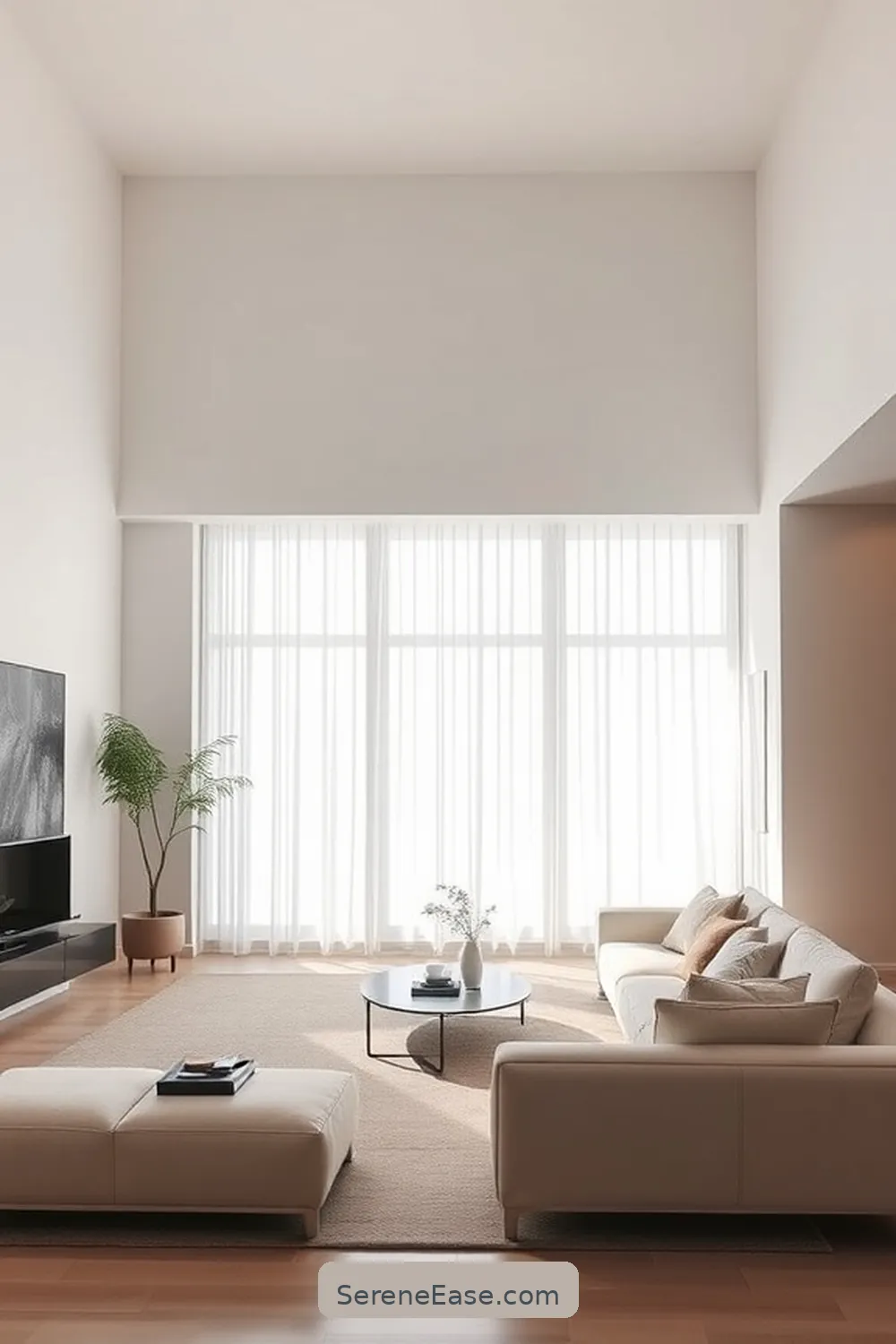 18 Ways to Incorporate Neutral Tones in a Minimalist Living Room Style 5 Opt for Minimalist Furniture for 18 Ways to Incorporate Neutral Tones in a Minimalist Living Room Style