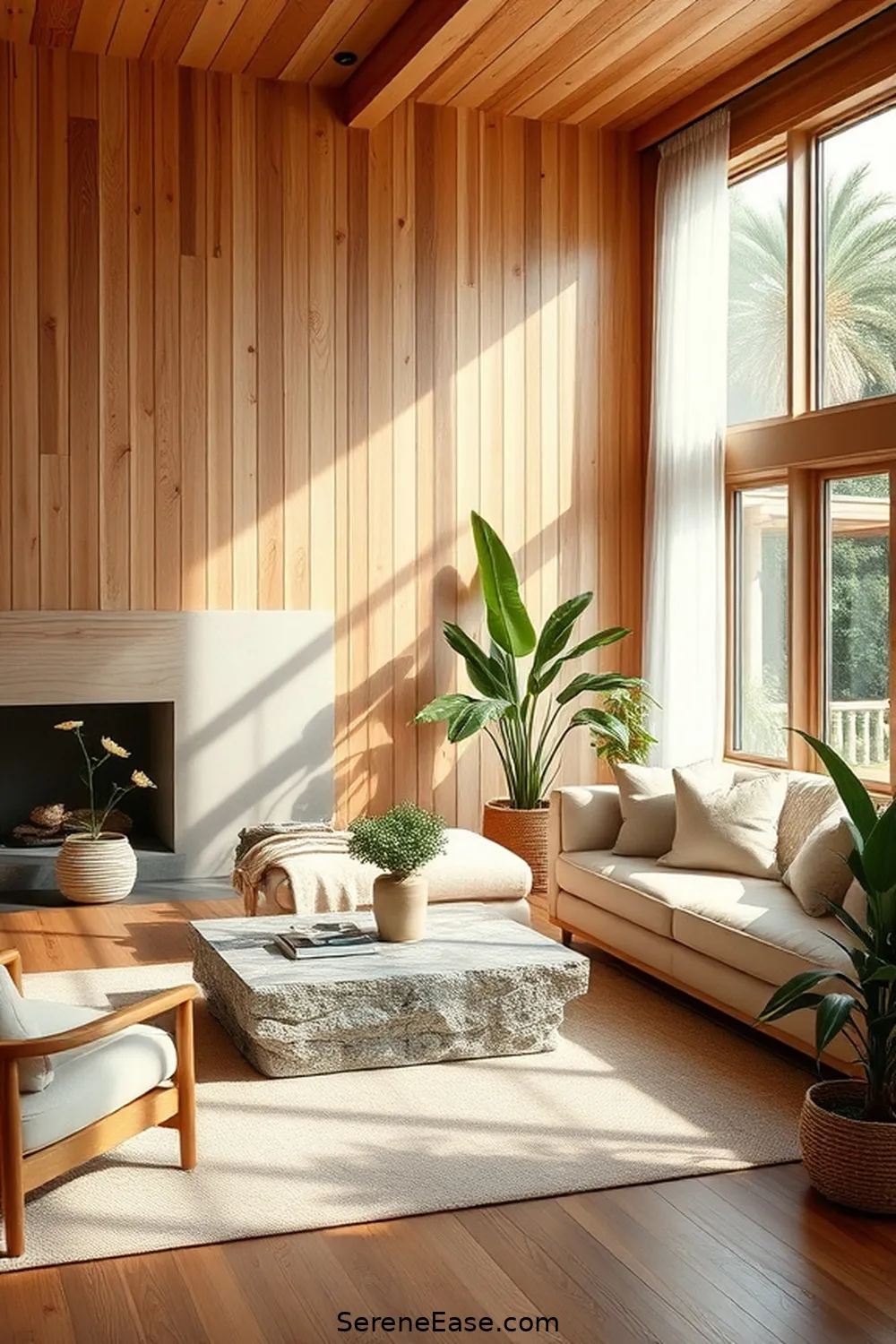 18 Ways to Incorporate Neutral Tones in a Minimalist Living Room Style 4 Utilize Natural Materials for 18 Ways to Incorporate Neutral Tones in a Minimalist Living Room Style