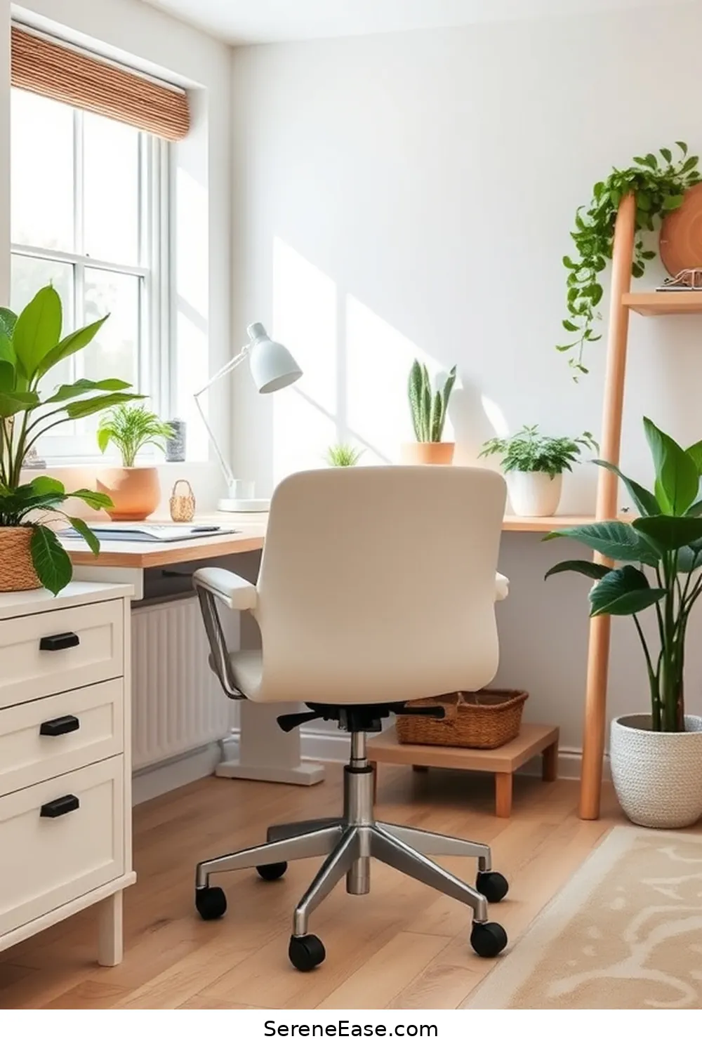 Add a Pastel Desk Chair for 18 Ways to Incorporate Pastels Into Your Modern Farmhouse Office Style
