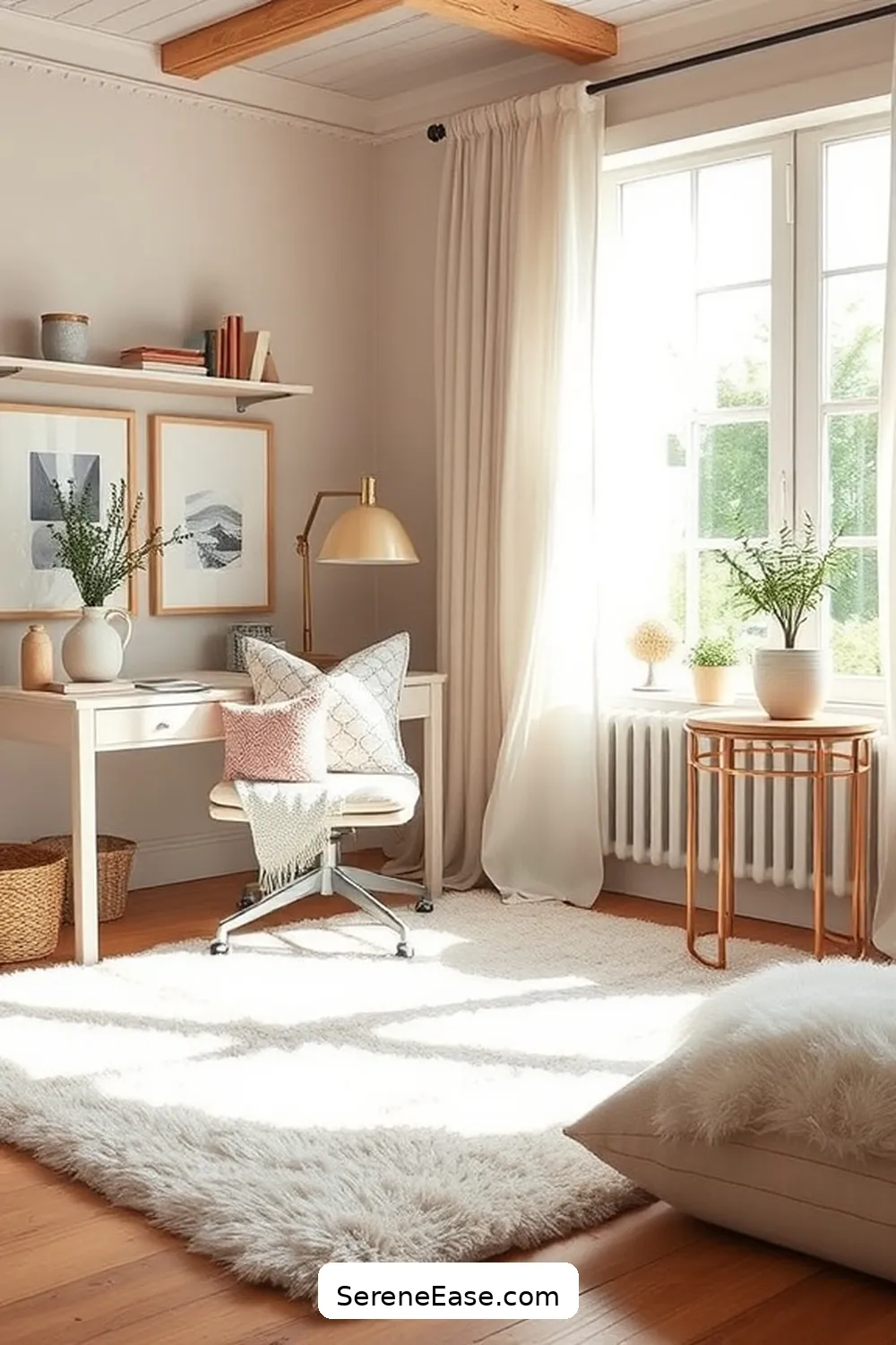 Incorporate Pastel Textiles for 18 Ways to Incorporate Pastels Into Your Modern Farmhouse Office Style
