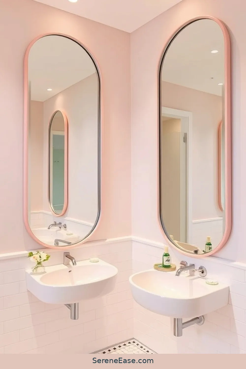 18 Ways to Incorporate Pastels in Your Mid Century Modern Bathroom Style 17 Choose Pastel Mirrors for 18 Ways to Incorporate Pastels in Your Mid Century Modern Bathroom Style