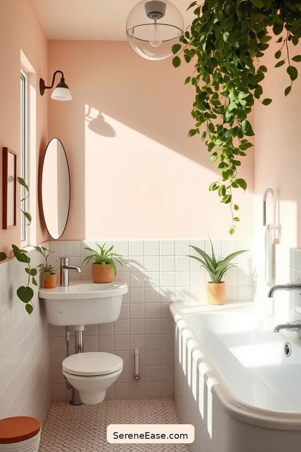 18 Ways to Incorporate Pastels in Your Mid Century Modern Bathroom Style 2 Choose a Soft Pastel Paint Color for 18 Ways to Incorporate Pastels in Your Mid Century Modern Bathroom Style