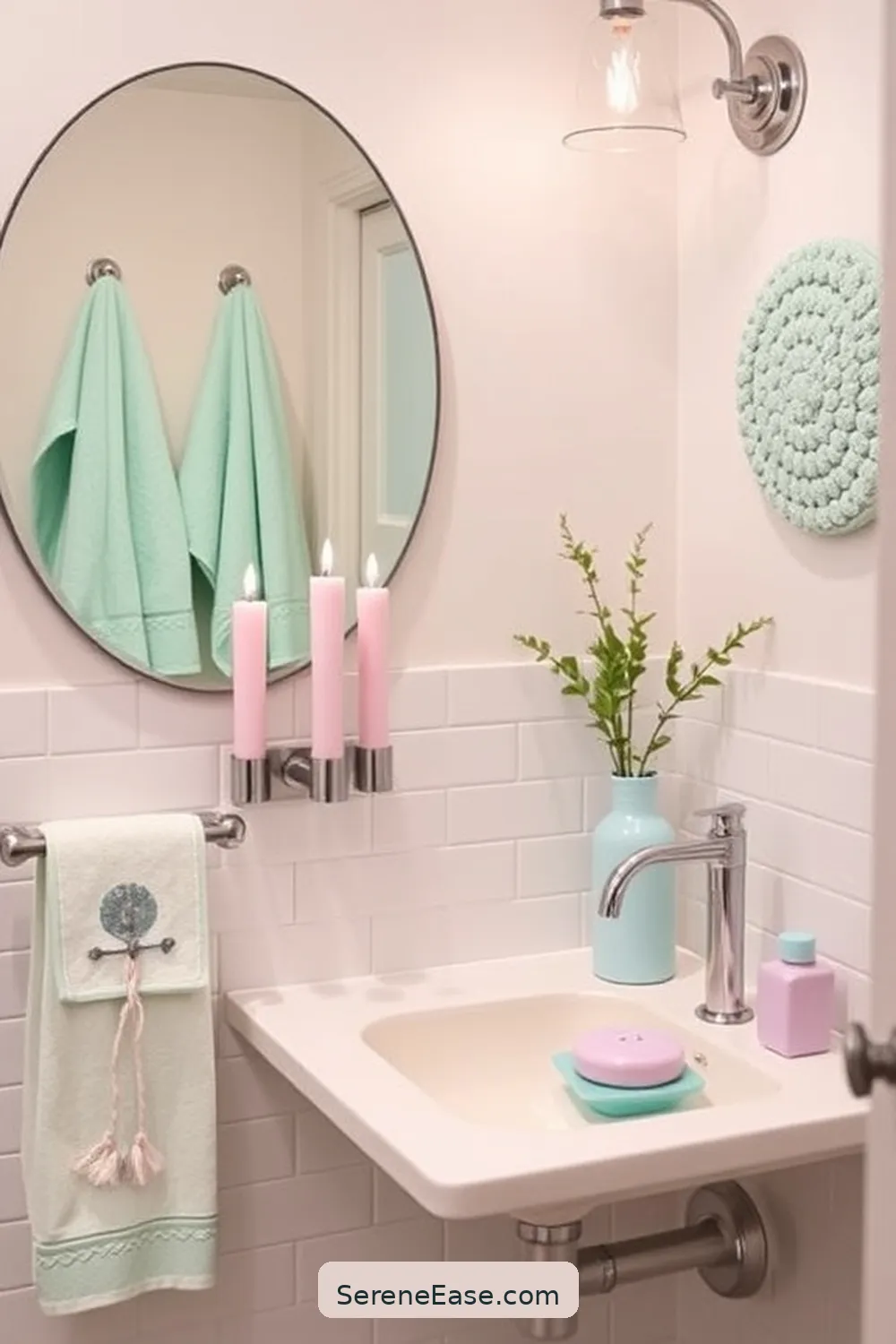 18 Ways to Incorporate Pastels in Your Mid Century Modern Bathroom Style 8 Decorate With Pastel Accessories for 18 Ways to Incorporate Pastels in Your Mid Century Modern Bathroom Style