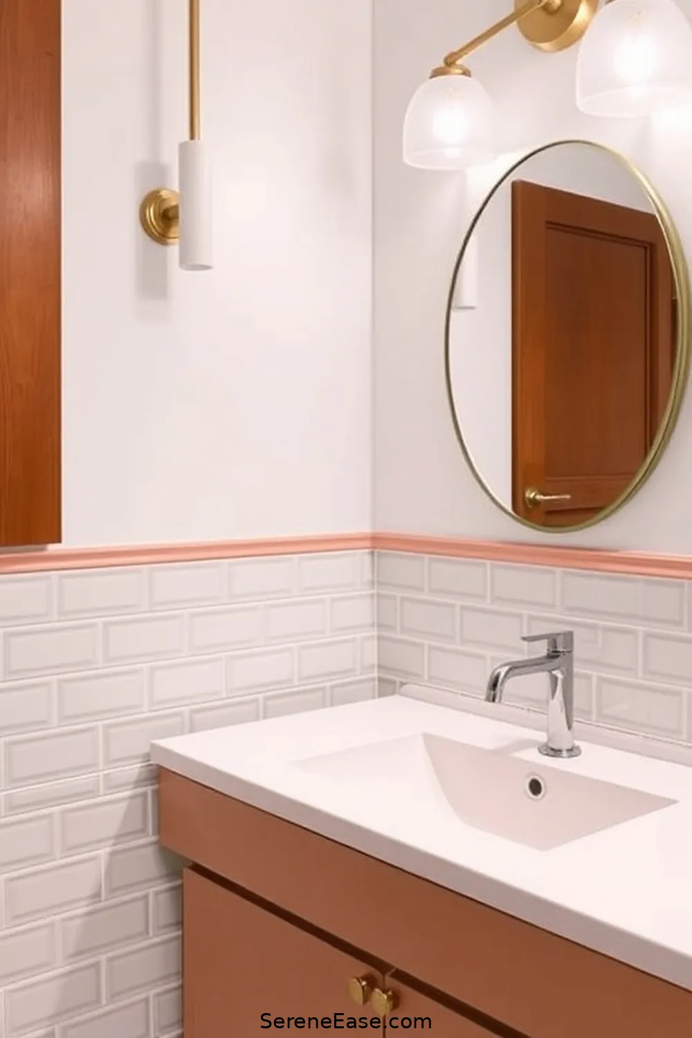 18 Ways to Incorporate Pastels in Your Mid Century Modern Bathroom Style 15 Select Pastel Backsplash for 18 Ways to Incorporate Pastels in Your Mid Century Modern Bathroom Style