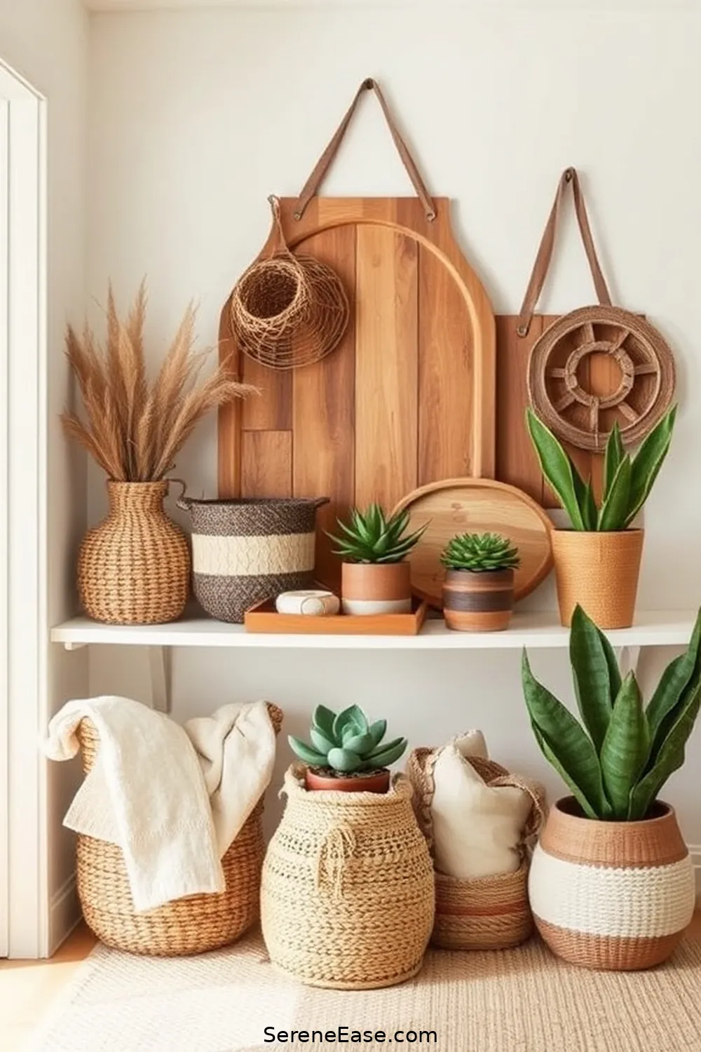 18 Ways to Use Earth Tones in Modern Farmhouse Entryway Style 16 Incorporate Earthy Elements in Your Accessories for 18 Ways to Use Earth Tones in Modern Farmhouse Entryway Style