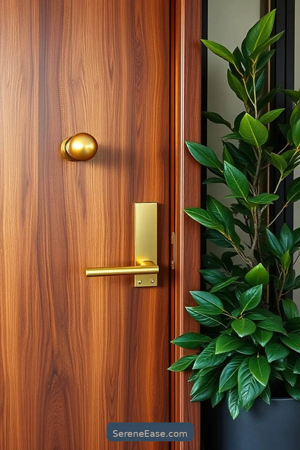 18 Ways to Use Metallic Accents in a Mid-Century Modern Entryway 17 Door Knobs and Handles for 18 Ways to Use Metallic Accents in a Mid-Century Modern Entryway