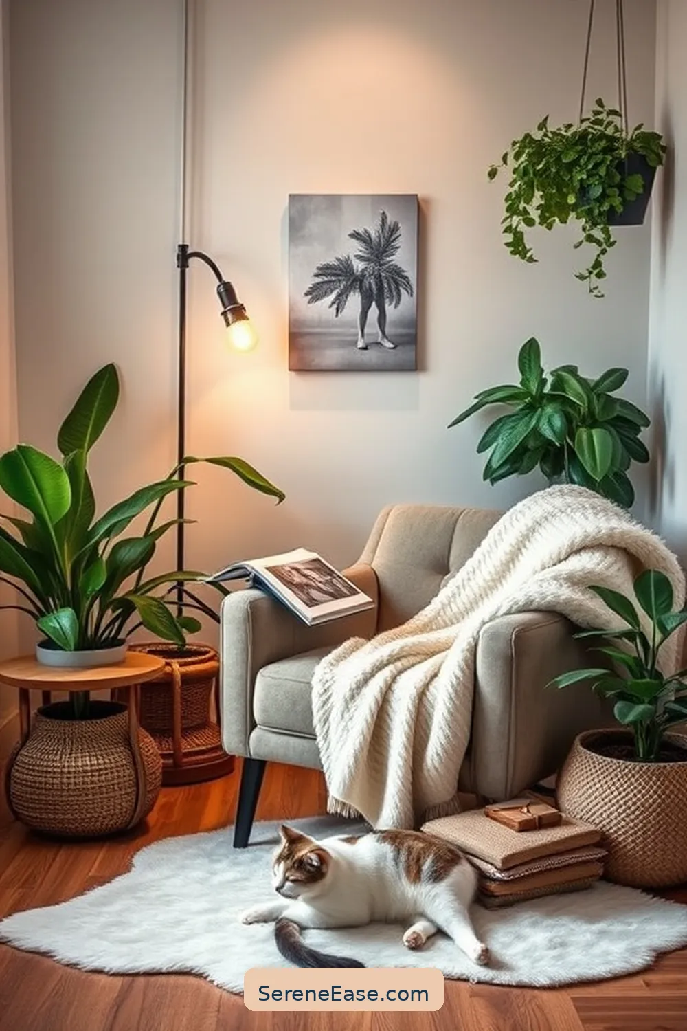 Create a Cozy Reading Nook for 19 Ways to Achieve Monochromatic Home Office Bohemian Style