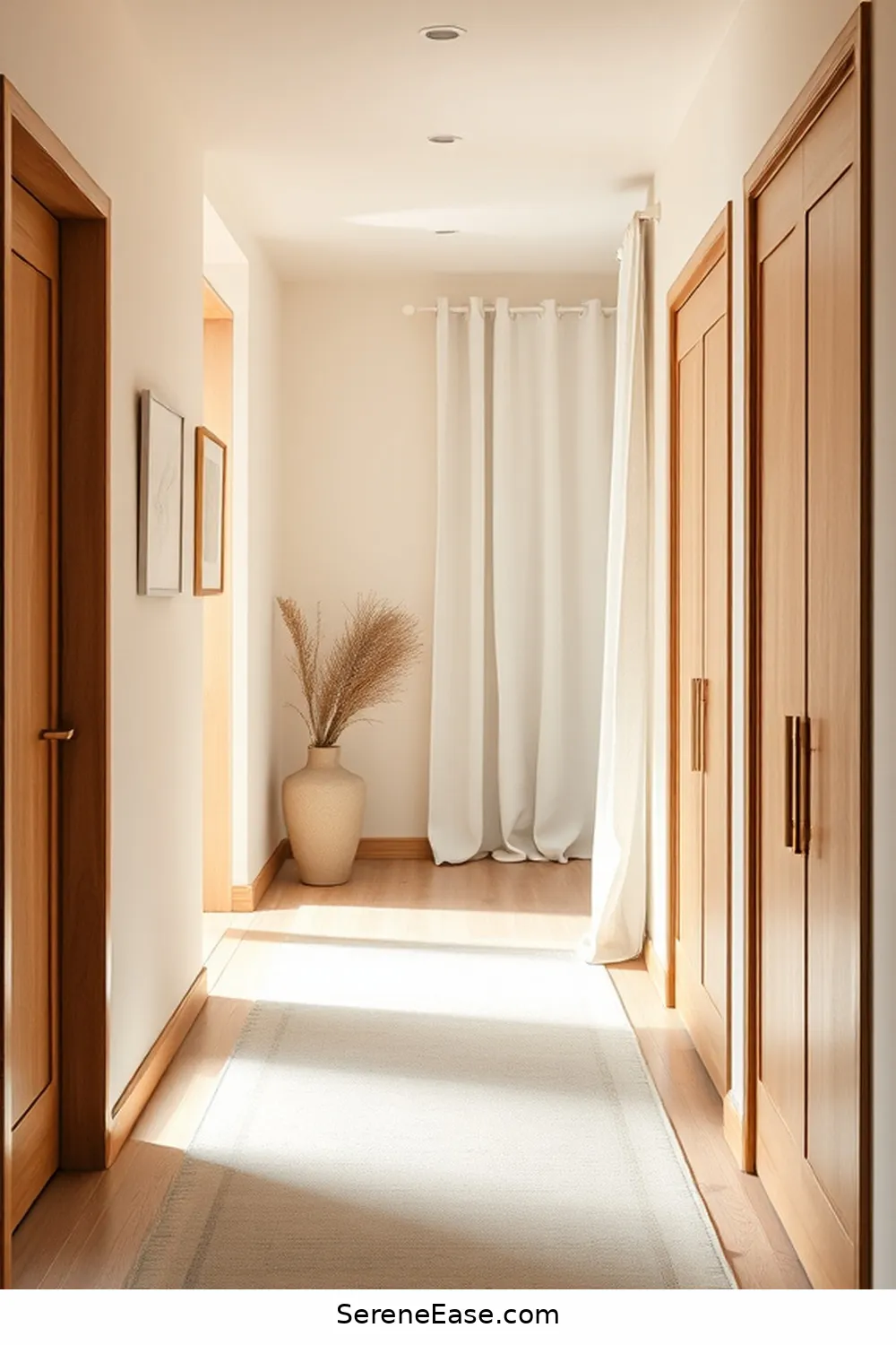 19 Ways to Achieve a Monochromatic Hallway in Modern Farmhouse Style 2 Choose a Neutral Color Palette for 19 Ways to Achieve a Monochromatic Hallway in Modern Farmhouse Style