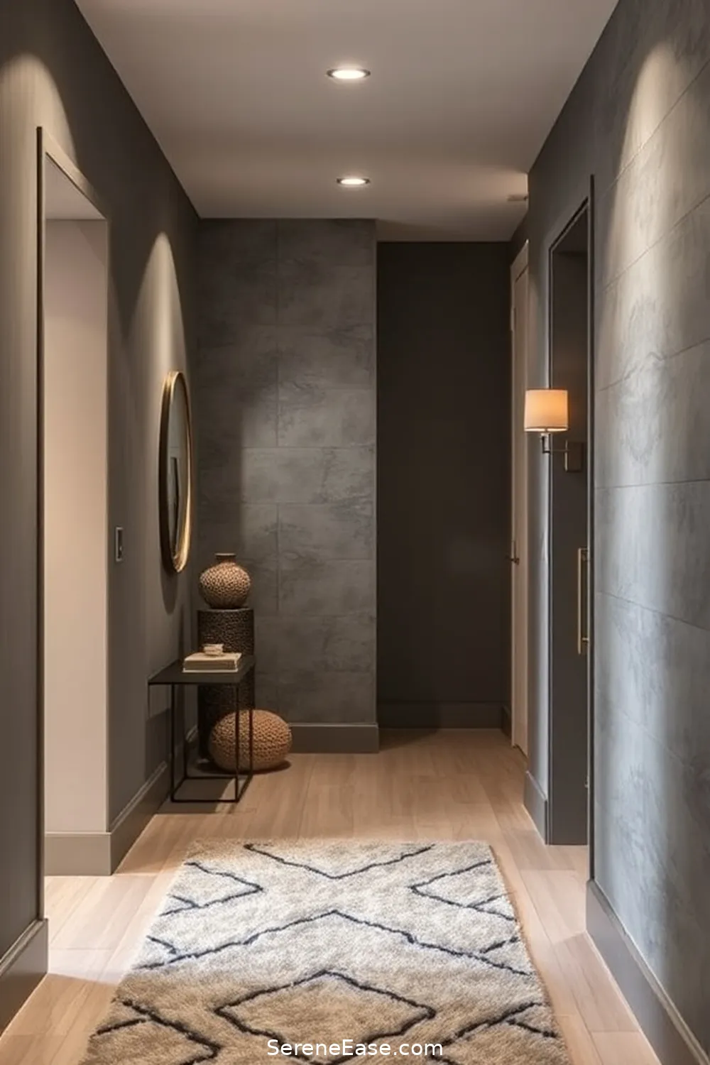 19 Ways to Achieve a Monochromatic Hallway in Modern Farmhouse Style 20 Experiment With Color Shades and Tones for 19 Ways to Achieve a Monochromatic Hallway in Modern Farmhouse Style