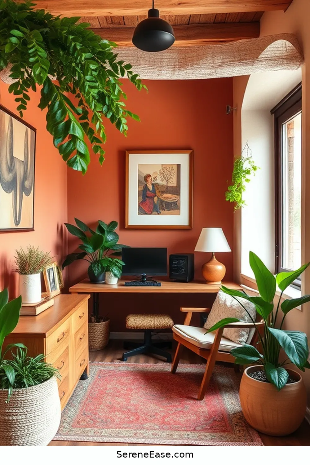 19 Ways to Incorporate Earth Tones Into Rustic Home Office Style 9 Select Earthy Artwork for 19 Ways to Incorporate Earth Tones Into Rustic Home Office Style