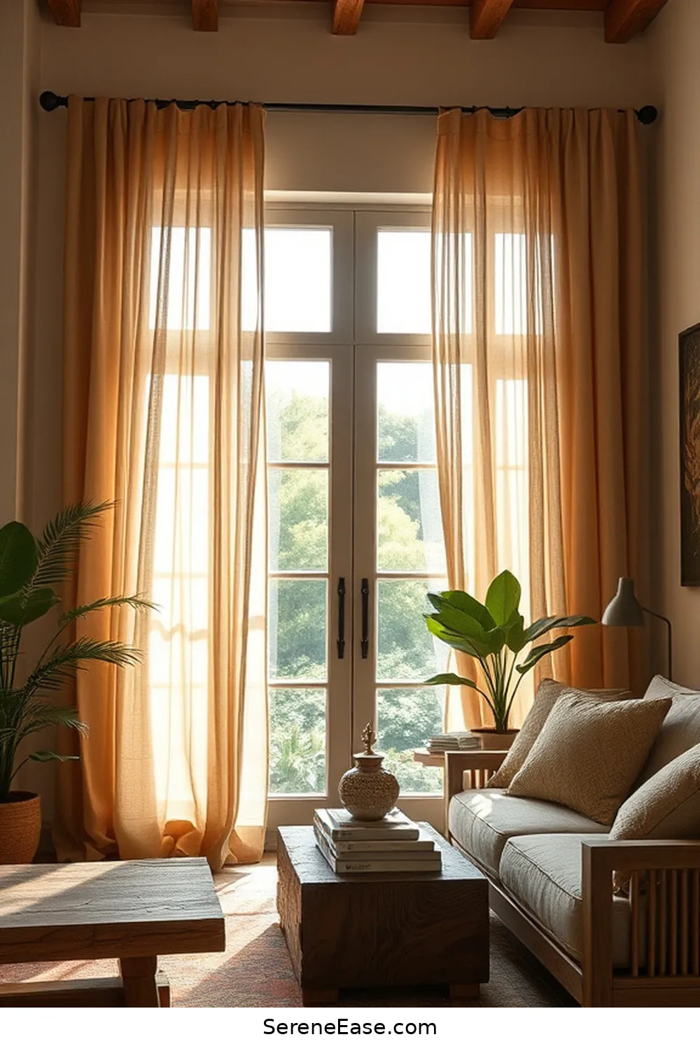 19 Ways to Incorporate Earth Tones in Modern Farmhouse Dining Room Style 18 Select Natural Fiber Curtains for 19 Ways to Incorporate Earth Tones in Modern Farmhouse Dining Room Style
