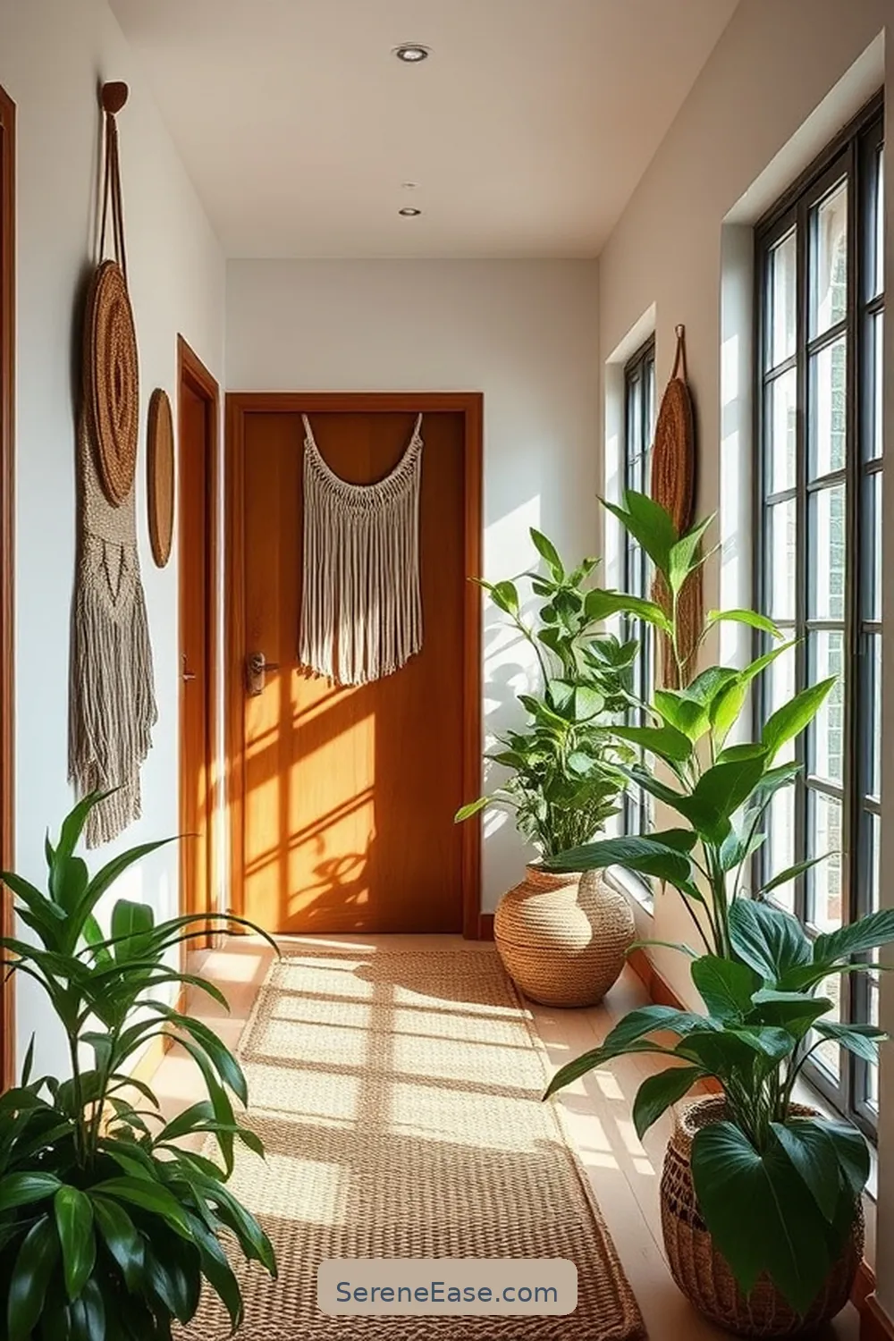 19 Ways to Incorporate Earth Tones in Your Bohemian Hallway Style 7 Hang Bohemian Macramé Accents for 19 Ways to Incorporate Earth Tones in Your Bohemian Hallway Style