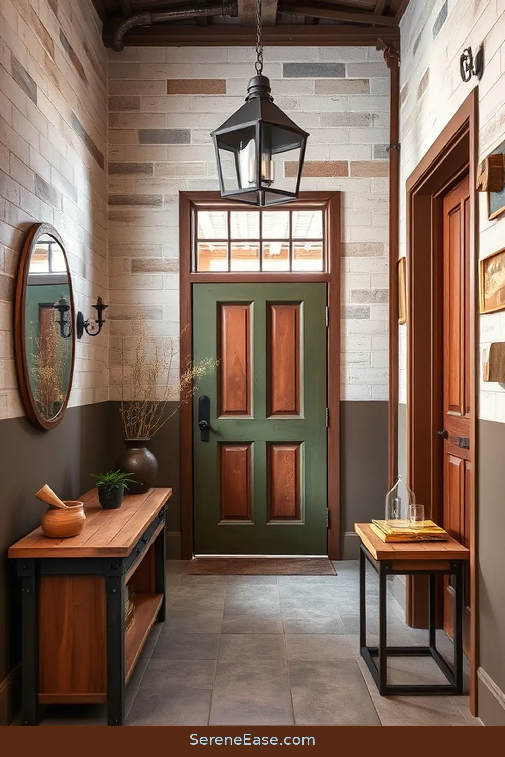 19 Ways to Incorporate Earth Tones in Your Industrial Style Entryway 13 Choose Earthy Paint Shades for 19 Ways to Incorporate Earth Tones in Your Industrial Style Entryway