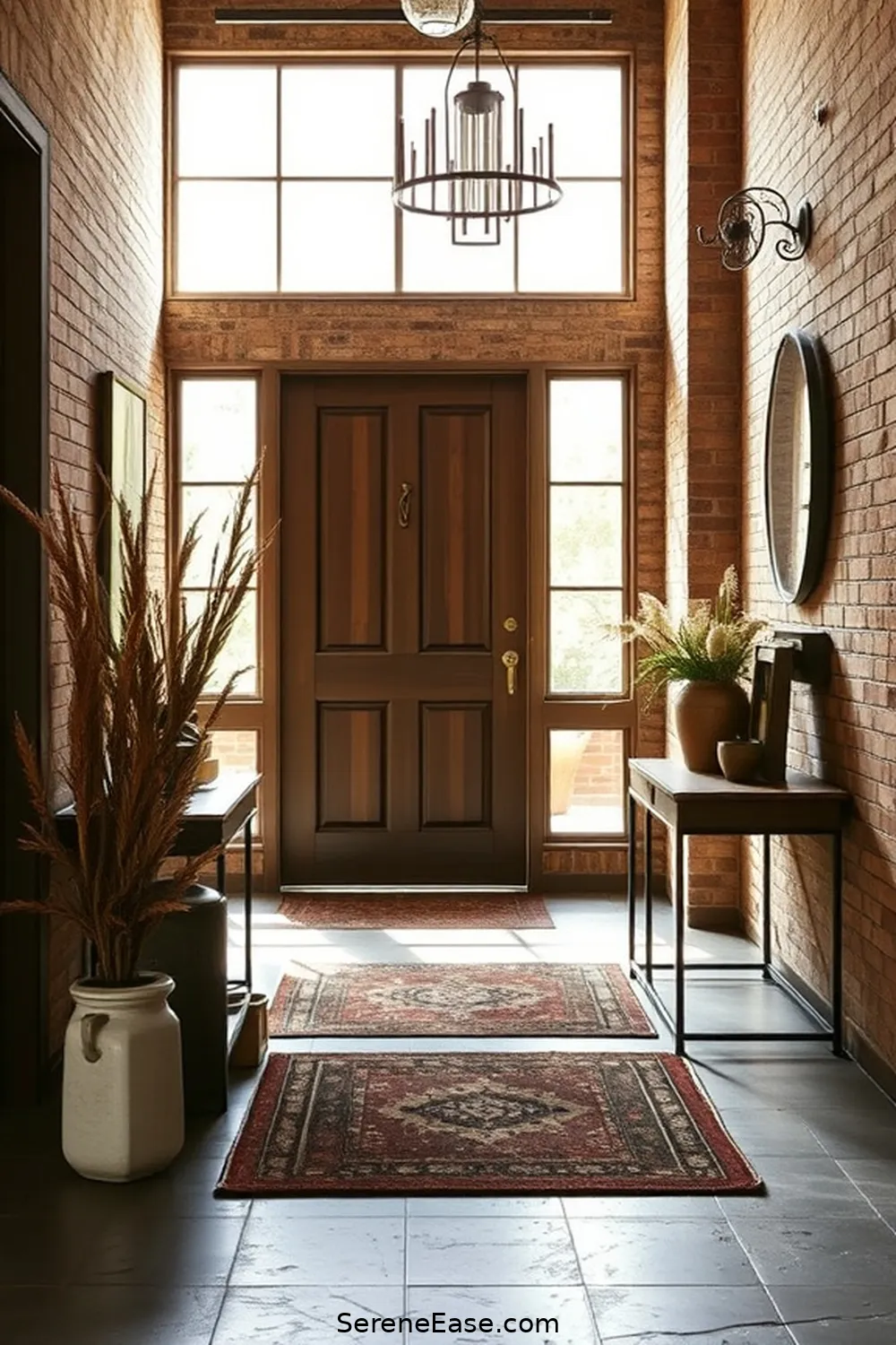 19 Ways to Incorporate Earth Tones in Your Industrial Style Entryway 14 Utilize Metal Accessories for 19 Ways to Incorporate Earth Tones in Your Industrial Style Entryway