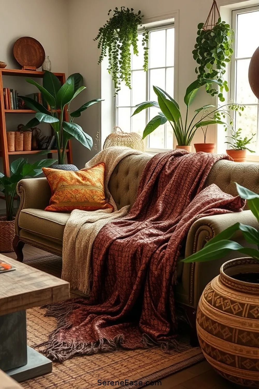 19 Ways to Incorporate Metallic Accents in Bohemian Style Living Rooms 19 Include Metallic Textured Throws for 19 Ways to Incorporate Metallic Accents in Bohemian Style Living Rooms