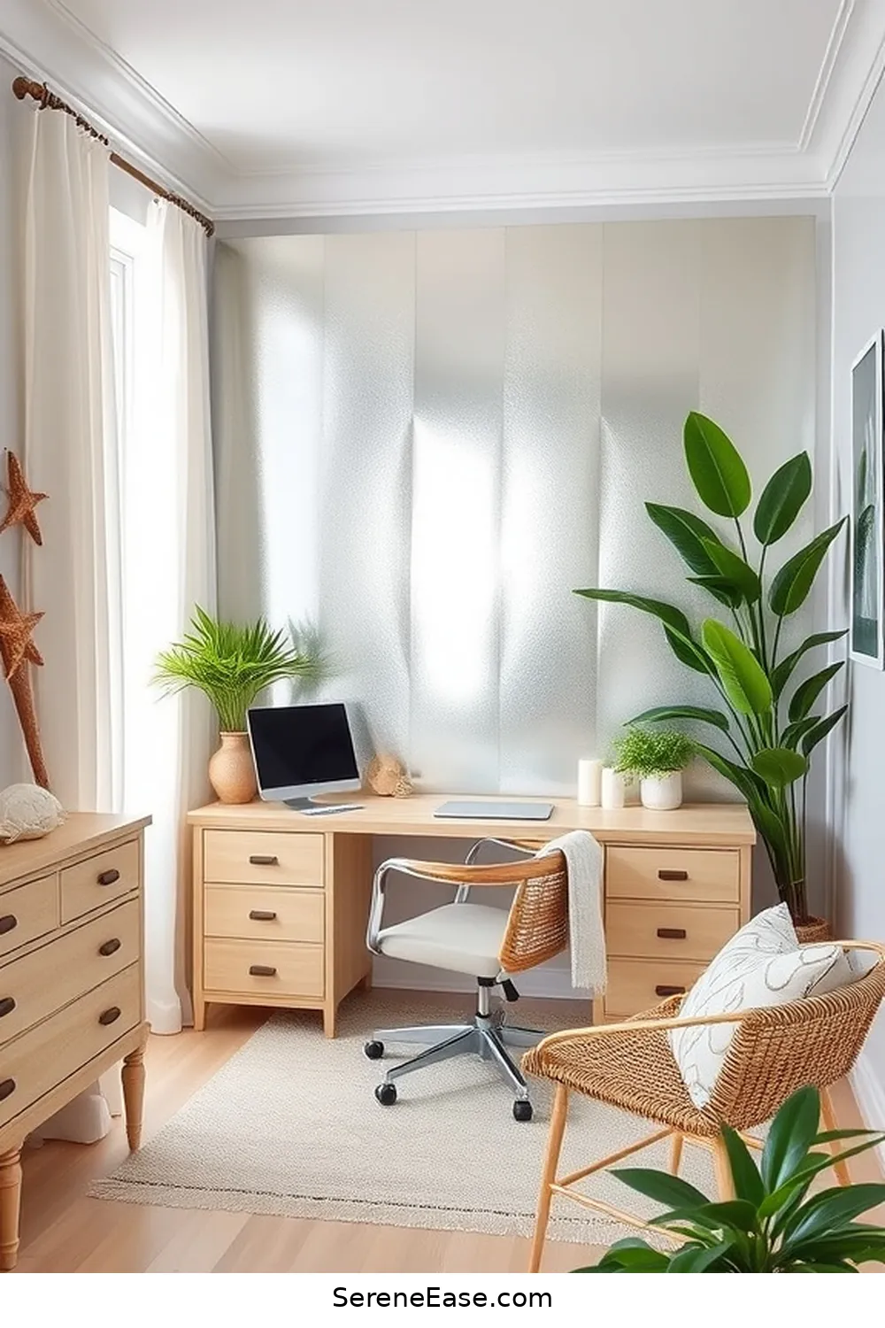 19 Ways to Incorporate Metallic Accents in Coastal Home Office Style 15 Glossy Metallic Paint for Accent Walls for 19 Ways to Incorporate Metallic Accents in Coastal Home Office Style