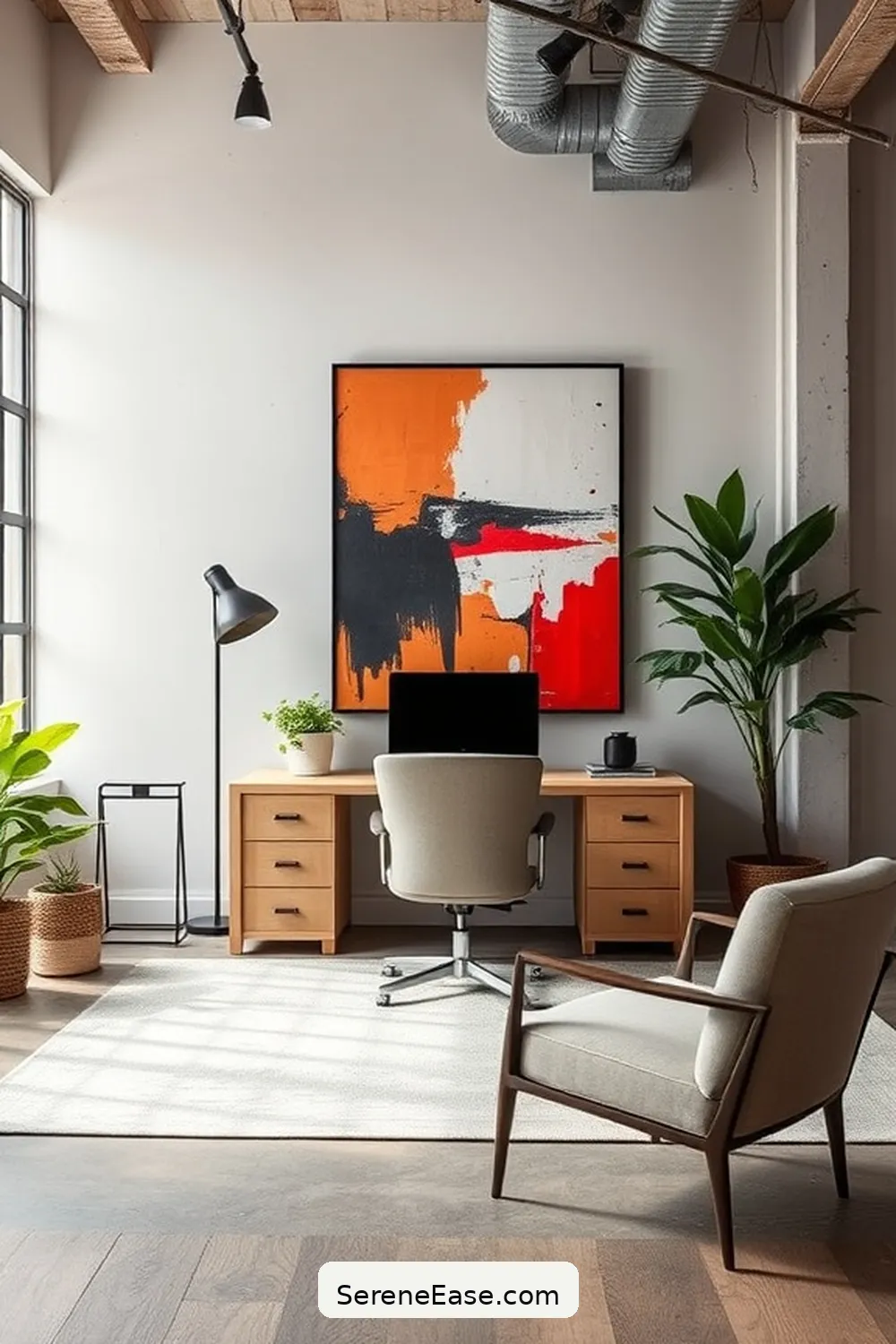 19 Ways to Incorporate Neutral Tones in Your Industrial Home Office Style 20 Balance With Bold Statements for 19 Ways to Incorporate Neutral Tones in Your Industrial Home Office Style