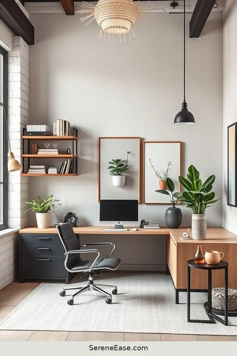 19 Ways to Incorporate Neutral Tones in Your Industrial Home Office Style 14 Choose Neutral Paint Finishes for 19 Ways to Incorporate Neutral Tones in Your Industrial Home Office Style