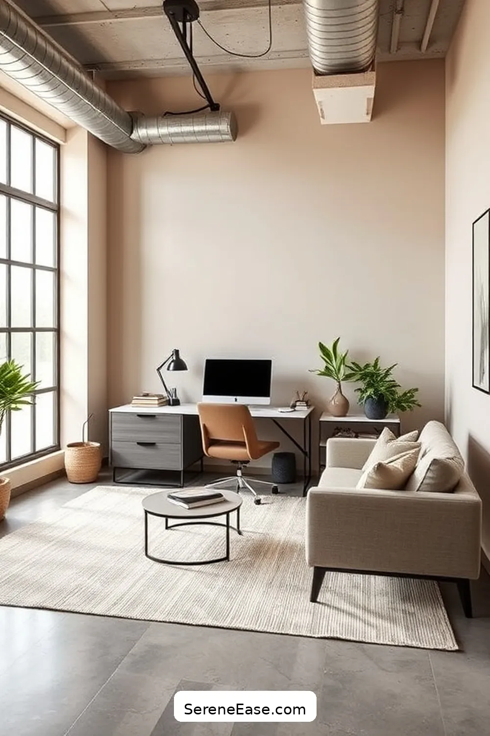 19 Ways to Incorporate Neutral Tones in Your Industrial Home Office Style 2 Choose a Neutral Color Palette for 19 Ways to Incorporate Neutral Tones in Your Industrial Home Office Style