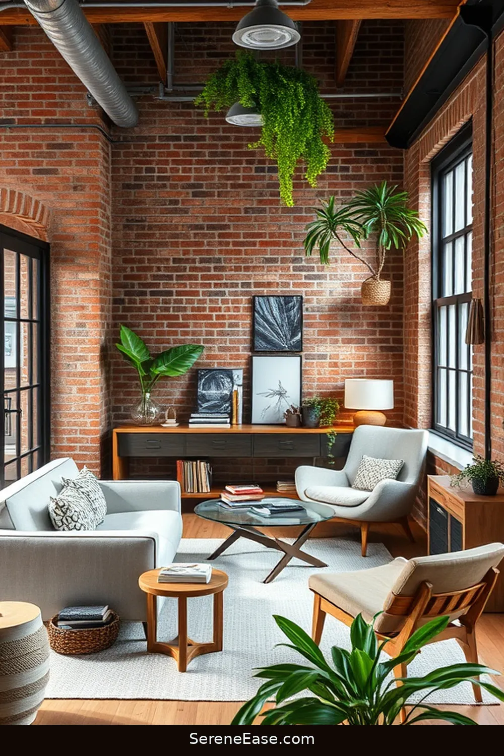 19 Ways to Incorporate Neutral Tones in Your Industrial Home Office Style 3 Incorporate Exposed Brick Walls for 19 Ways to Incorporate Neutral Tones in Your Industrial Home Office Style