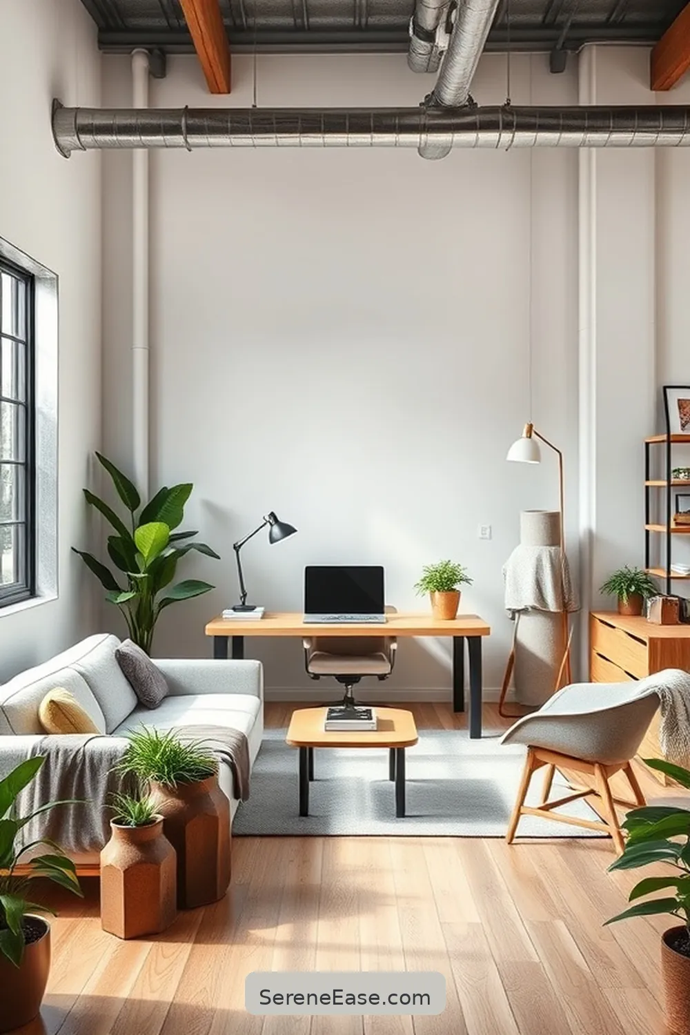 19 Ways to Incorporate Neutral Tones in Your Industrial Home Office Style 8 Opt for Minimalist Decor for 19 Ways to Incorporate Neutral Tones in Your Industrial Home Office Style