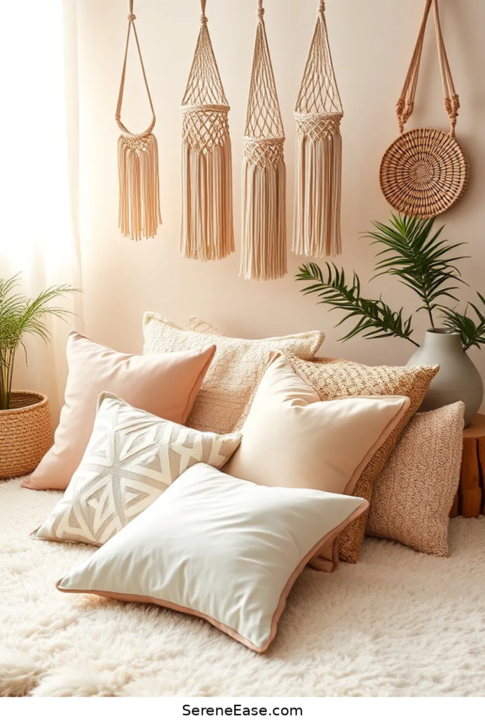 19 Ways to Incorporate Pastels Into Bohemian Nursery Style 8 Accessorize With Pastel Pillows for 19 Ways to Incorporate Pastels Into Bohemian Nursery Style
