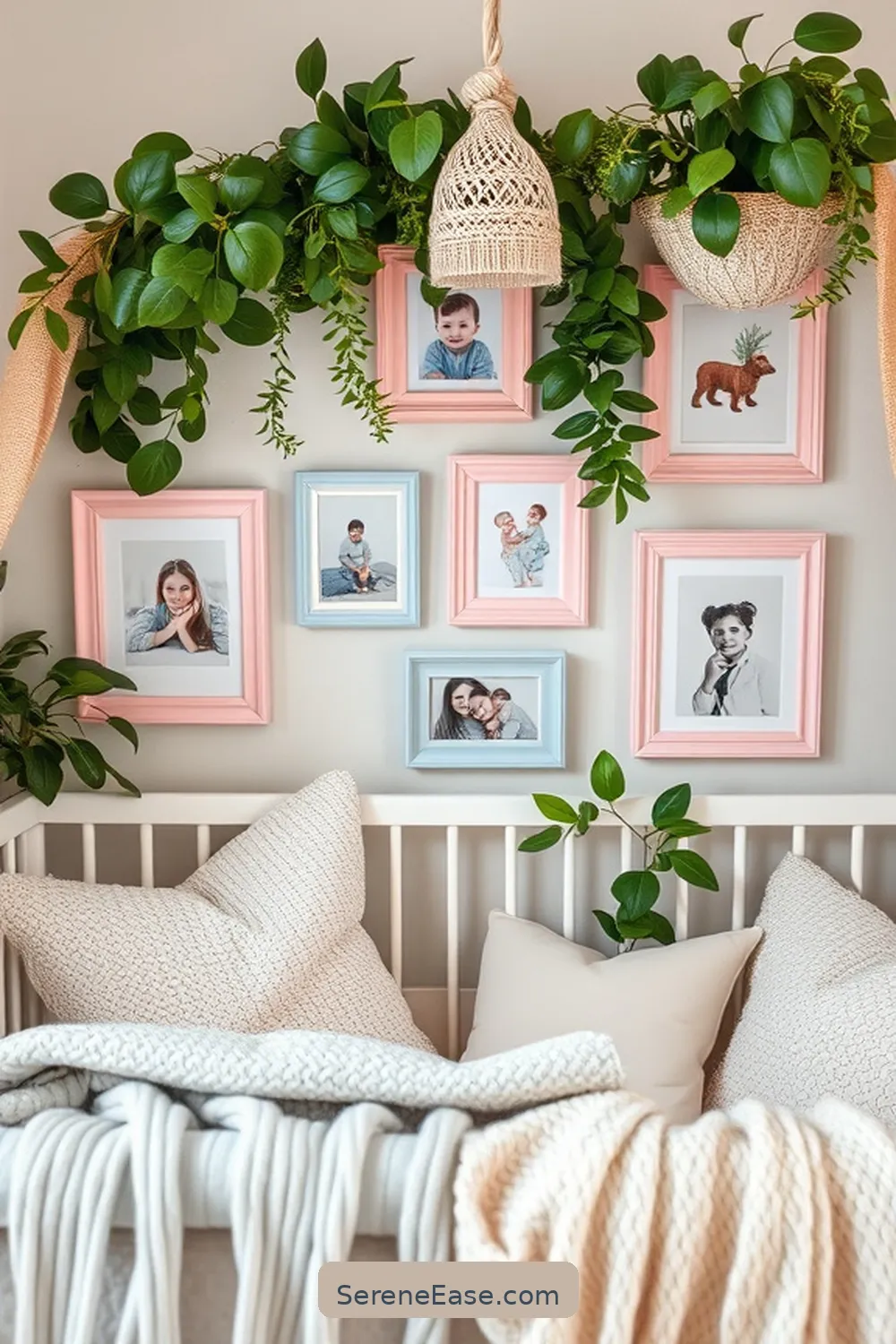 19 Ways to Incorporate Pastels Into Bohemian Nursery Style 19 Use Pastel Photo Frames for 19 Ways to Incorporate Pastels Into Bohemian Nursery Style