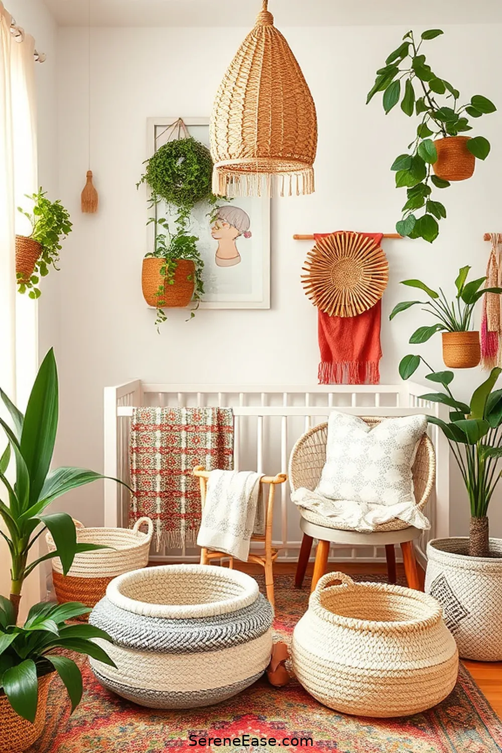 19 Ways to Incorporate Pastels Into Bohemian Nursery Style 11 Use Pastel Storage Baskets for 19 Ways to Incorporate Pastels Into Bohemian Nursery Style