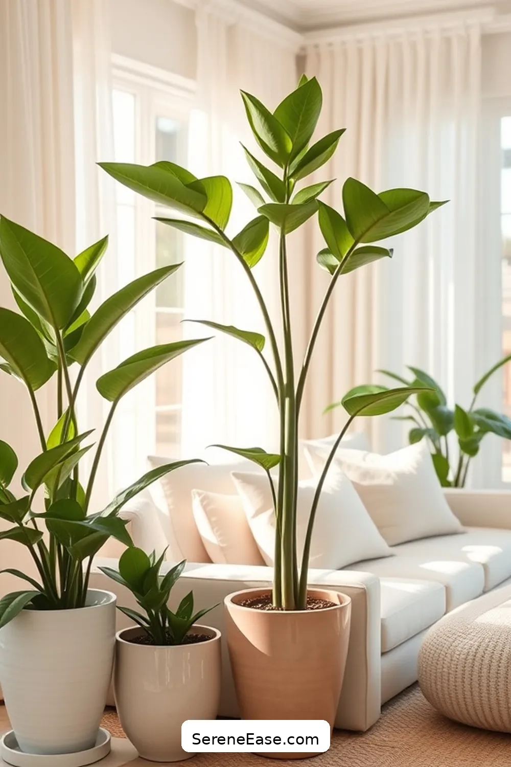 19 Ways to Incorporate Pastels in Coastal Living Room Style 15 Add Pastel Greenery and Plants for 19 Ways to Incorporate Pastels in Coastal Living Room Style