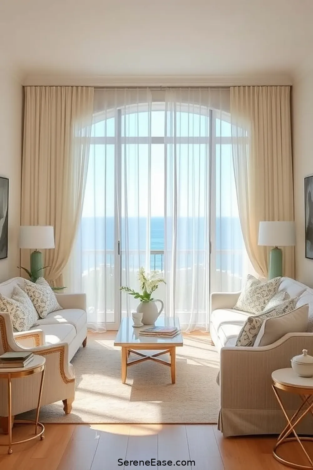 19 Ways to Incorporate Pastels in Coastal Living Room Style 7 Decorate With Pastel Curtains for 19 Ways to Incorporate Pastels in Coastal Living Room Style