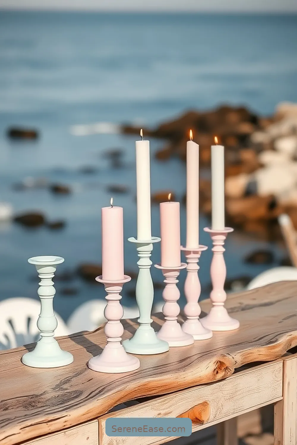 19 Ways to Incorporate Pastels in Coastal Living Room Style 17 Feature Pastel Candle Holders for 19 Ways to Incorporate Pastels in Coastal Living Room Style