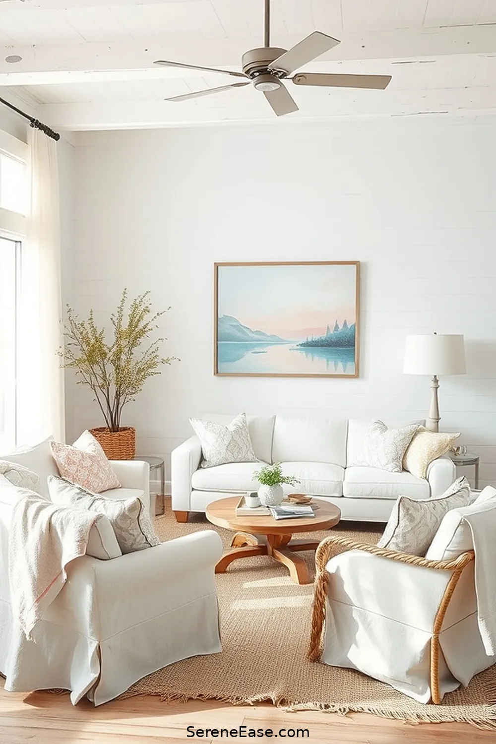 19 Ways to Incorporate Pastels in Coastal Living Room Style 4 Incorporate Pastel Artwork for 19 Ways to Incorporate Pastels in Coastal Living Room Style