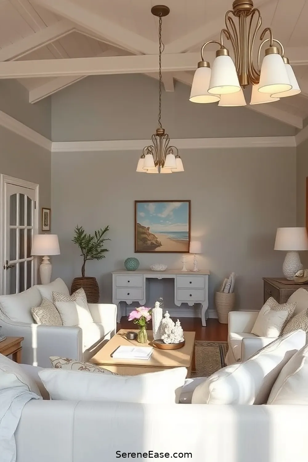 19 Ways to Incorporate Pastels in Coastal Living Room Style 8 Integrate Pastel Lighting Fixtures for 19 Ways to Incorporate Pastels in Coastal Living Room Style
