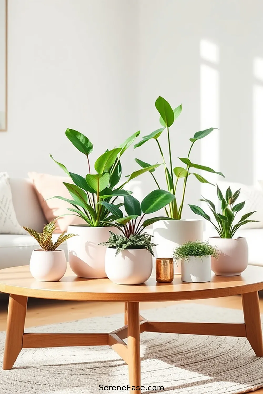 19 Ways to Incorporate Pastels in Scandinavian Style Living Rooms 13 Use Pastel Planters for Indoor Plants for 19 Ways to Incorporate Pastels in Scandinavian Style Living Rooms