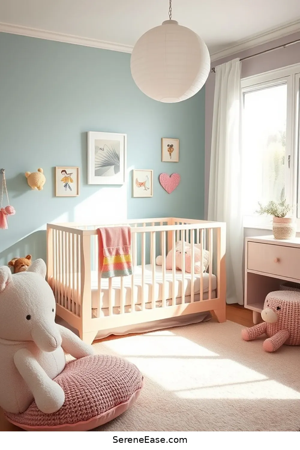 19 Ways to Incorporate Pastels in a Mid Century Modern Nursery Style 16 Choose a Pastel Crib for 19 Ways to Incorporate Pastels in a Mid Century Modern Nursery Style
