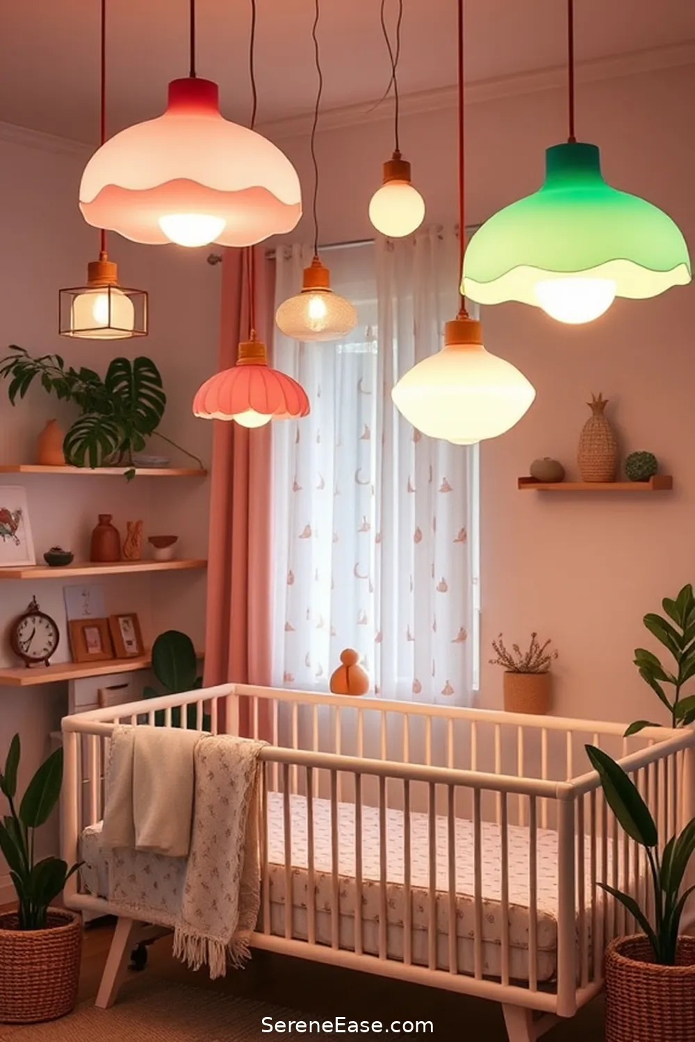 19 Ways to Incorporate Pastels in a Mid Century Modern Nursery Style 8 Select Playful Lighting Fixtures for 19 Ways to Incorporate Pastels in a Mid Century Modern Nursery Style
