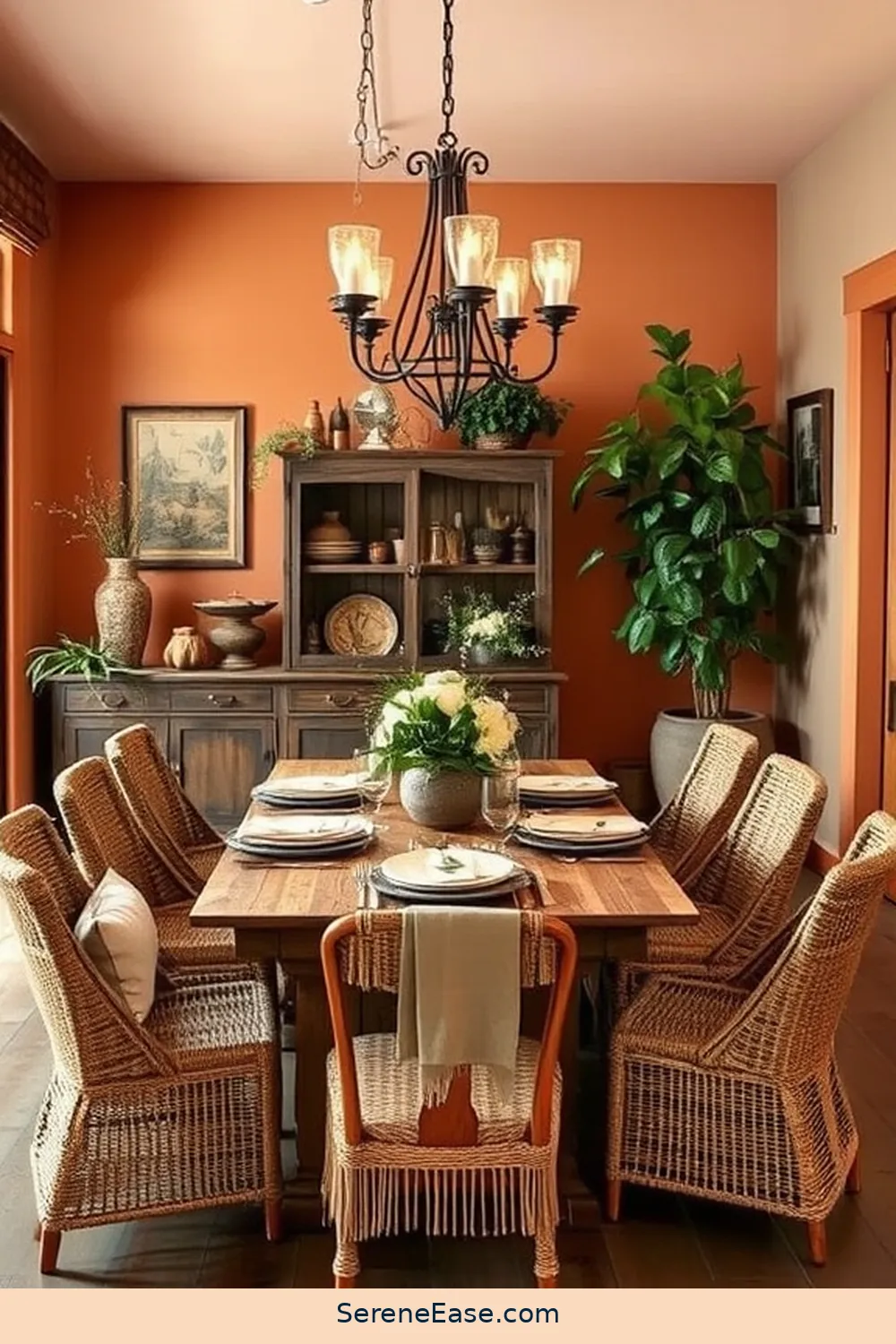 19 Ways to Use Earth Tones in Rustic Dining Room Style 2 Choose a Warm Earthy Paint Color for 19 Ways to Use Earth Tones in Rustic Dining Room Style