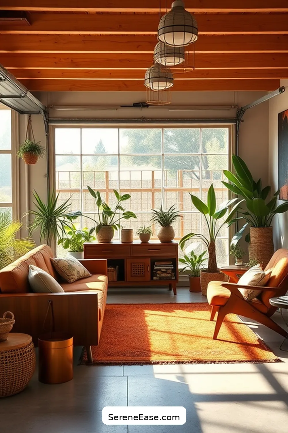 19 Ways to Use Earth Tones in a Mid Century Modern Garage Style 20 Showcase Vintage Mid-Century Furniture for 19 Ways to Use Earth Tones in a Mid Century Modern Garage Style