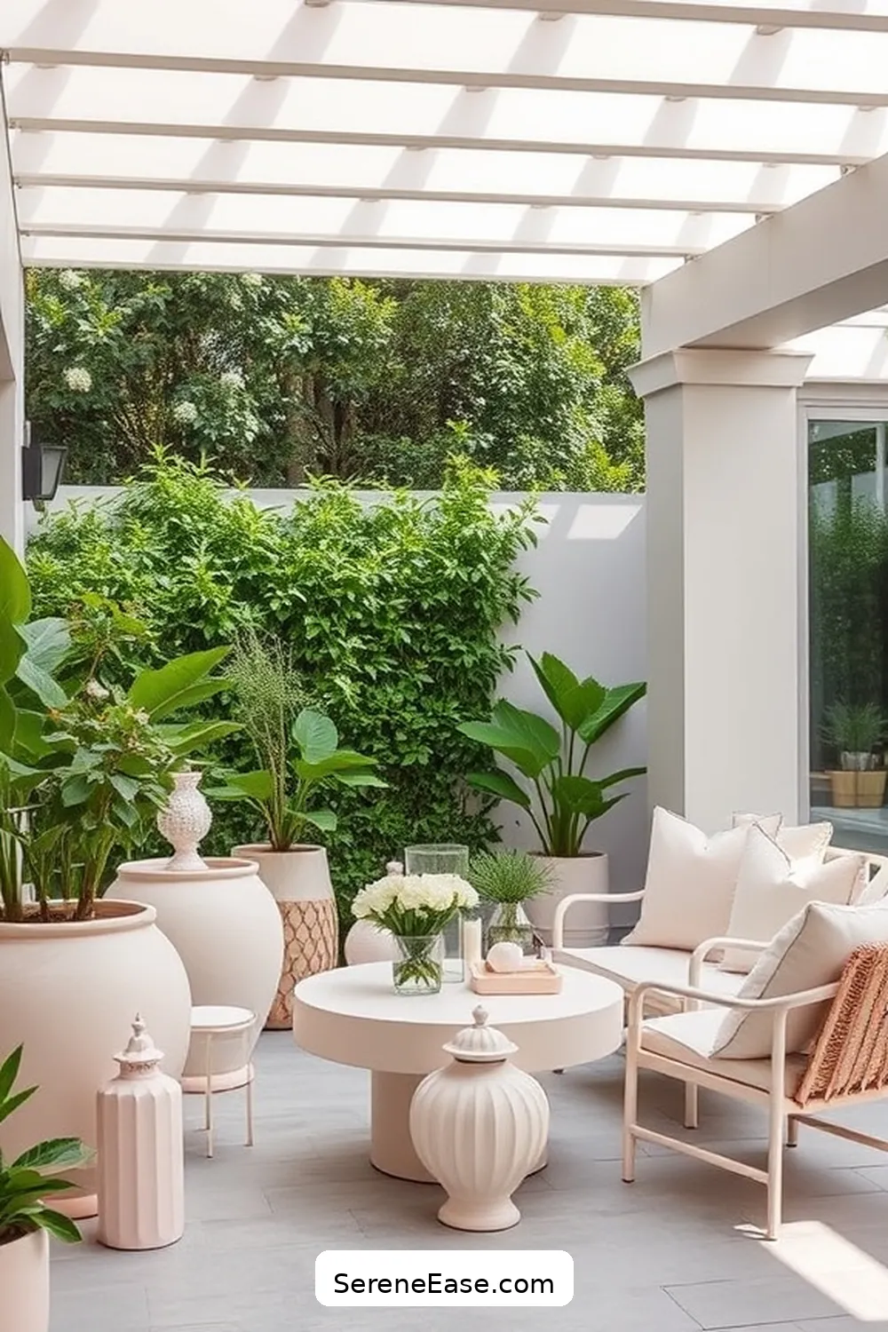 19 Ways to Use Pastels in Your Minimalist Outdoor Patio Style 12 11. Choose Pastel Garden Accessories for 19 Ways to Use Pastels in Your Minimalist Outdoor Patio Style