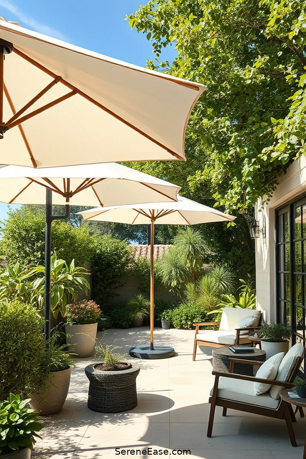 19 Ways to Use Pastels in Your Minimalist Outdoor Patio Style 6 5. Select Light-Hued Umbrellas for 19 Ways to Use Pastels in Your Minimalist Outdoor Patio Style