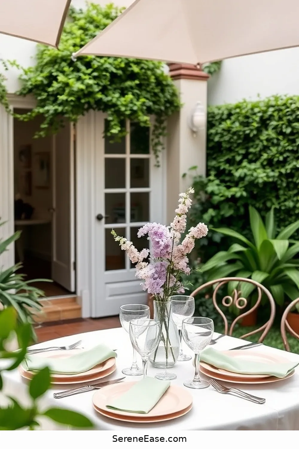 19 Ways to Use Pastels in Your Minimalist Outdoor Patio Style 7 6. Decorate With Pastel Tableware for 19 Ways to Use Pastels in Your Minimalist Outdoor Patio Style