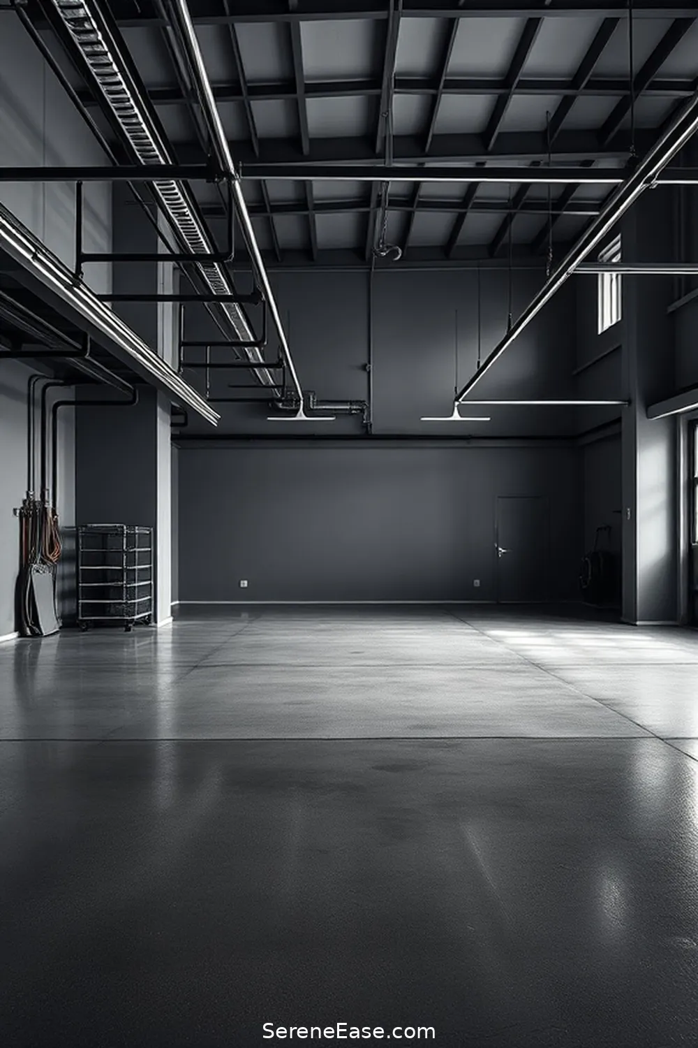 20 Monochromatic Industrial Garage Ideas to Transform Your Style 5 Choose a Monochromatic Color Scheme for 20 Monochromatic Industrial Garage Ideas to Transform Your Style