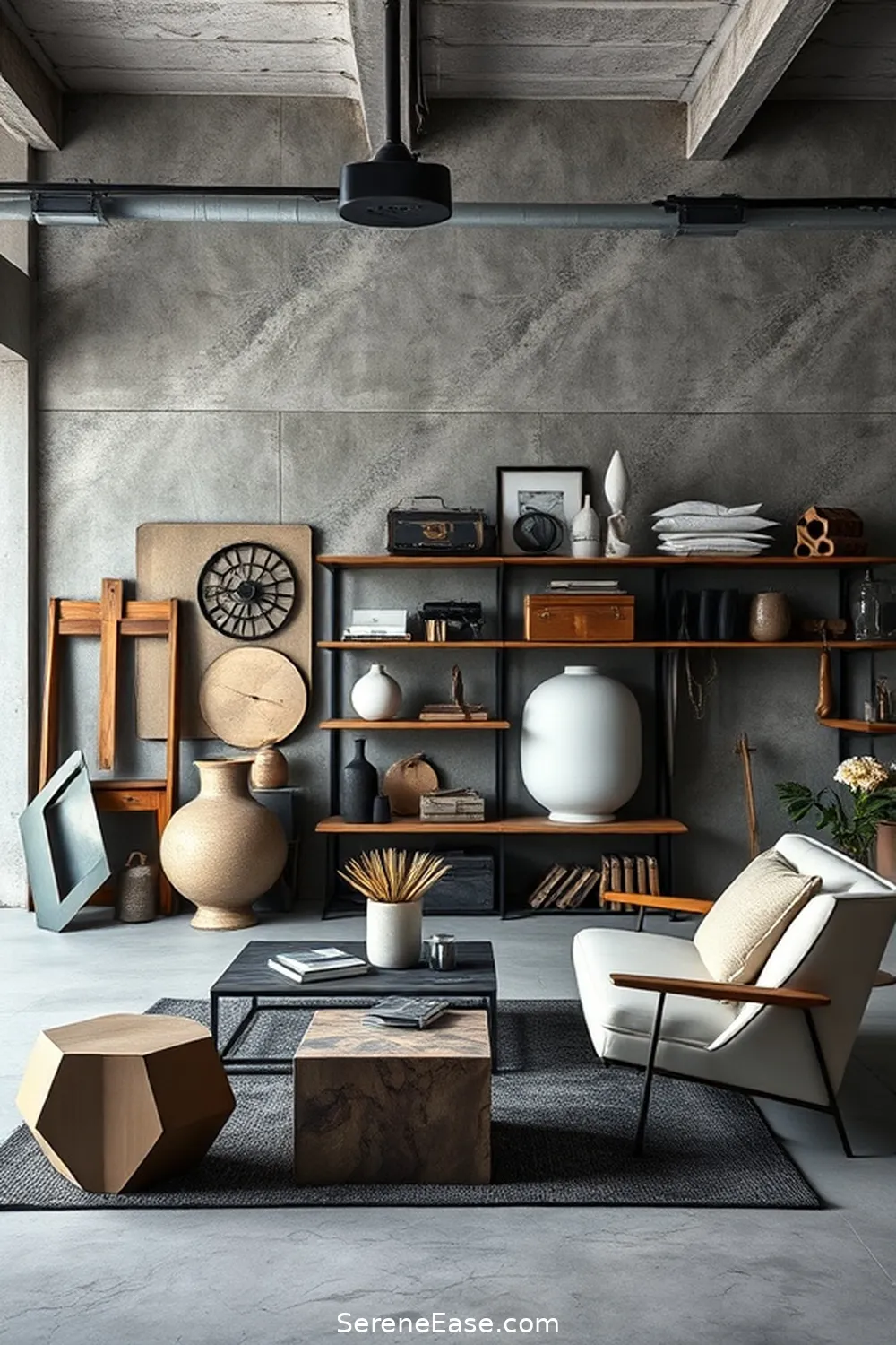 20 Monochromatic Industrial Garage Ideas to Transform Your Style 21 Personalize Your Space With Unique Decor Items for 20 Monochromatic Industrial Garage Ideas to Transform Your Style