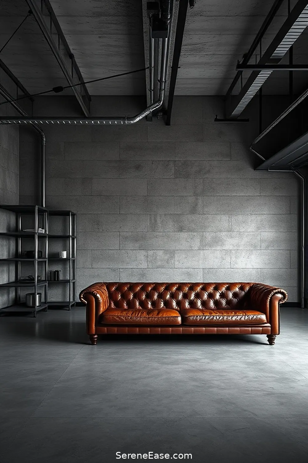 20 Monochromatic Industrial Garage Ideas to Transform Your Style 10 Use a Combination of Textures for Depth for 20 Monochromatic Industrial Garage Ideas to Transform Your Style
