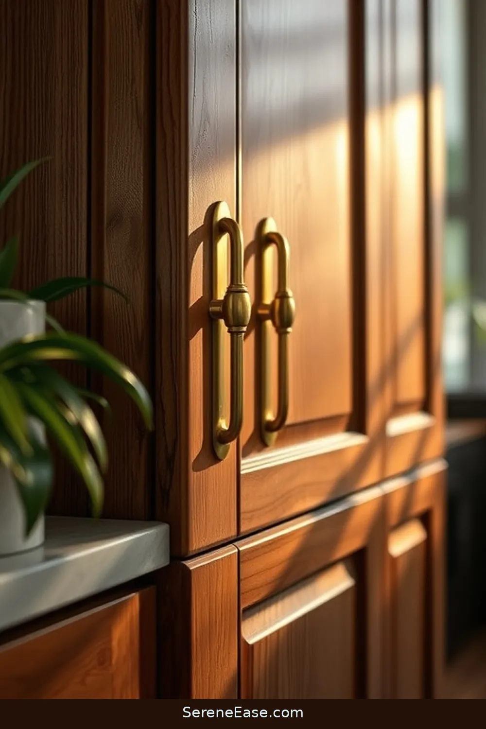 20 Stunning Metallic Accents for Modern Farmhouse Garage Style 7 Brass Accents on Cabinets for 20 Stunning Metallic Accents for Modern Farmhouse Garage Style