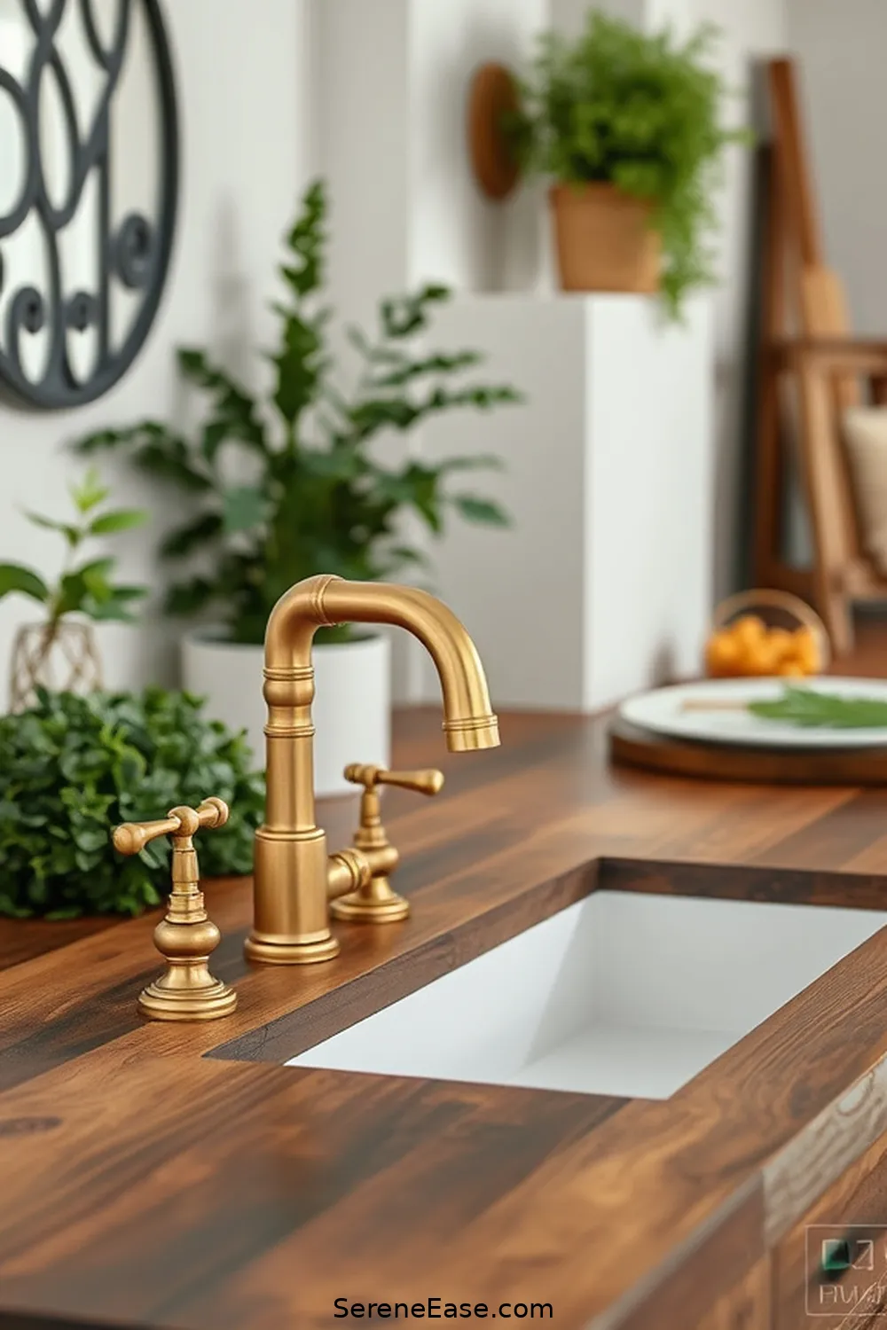 20 Stunning Metallic Accents for Modern Farmhouse Garage Style 20 Brushed Gold Faucets for 20 Stunning Metallic Accents for Modern Farmhouse Garage Style