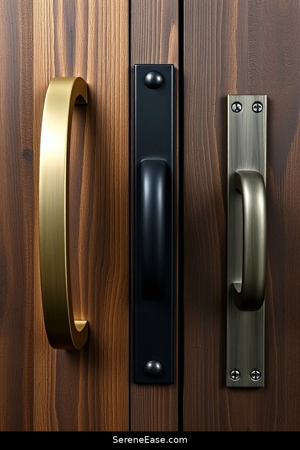 20 Stunning Metallic Accents for Modern Farmhouse Garage Style 3 Industrial-Style Door Handles for 20 Stunning Metallic Accents for Modern Farmhouse Garage Style