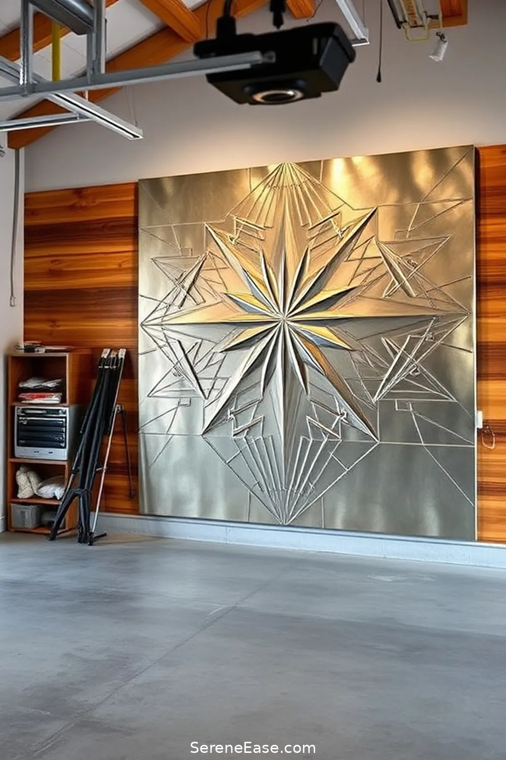 20 Stunning Metallic Accents for Modern Farmhouse Garage Style 8 Metallic Wall Art for 20 Stunning Metallic Accents for Modern Farmhouse Garage Style