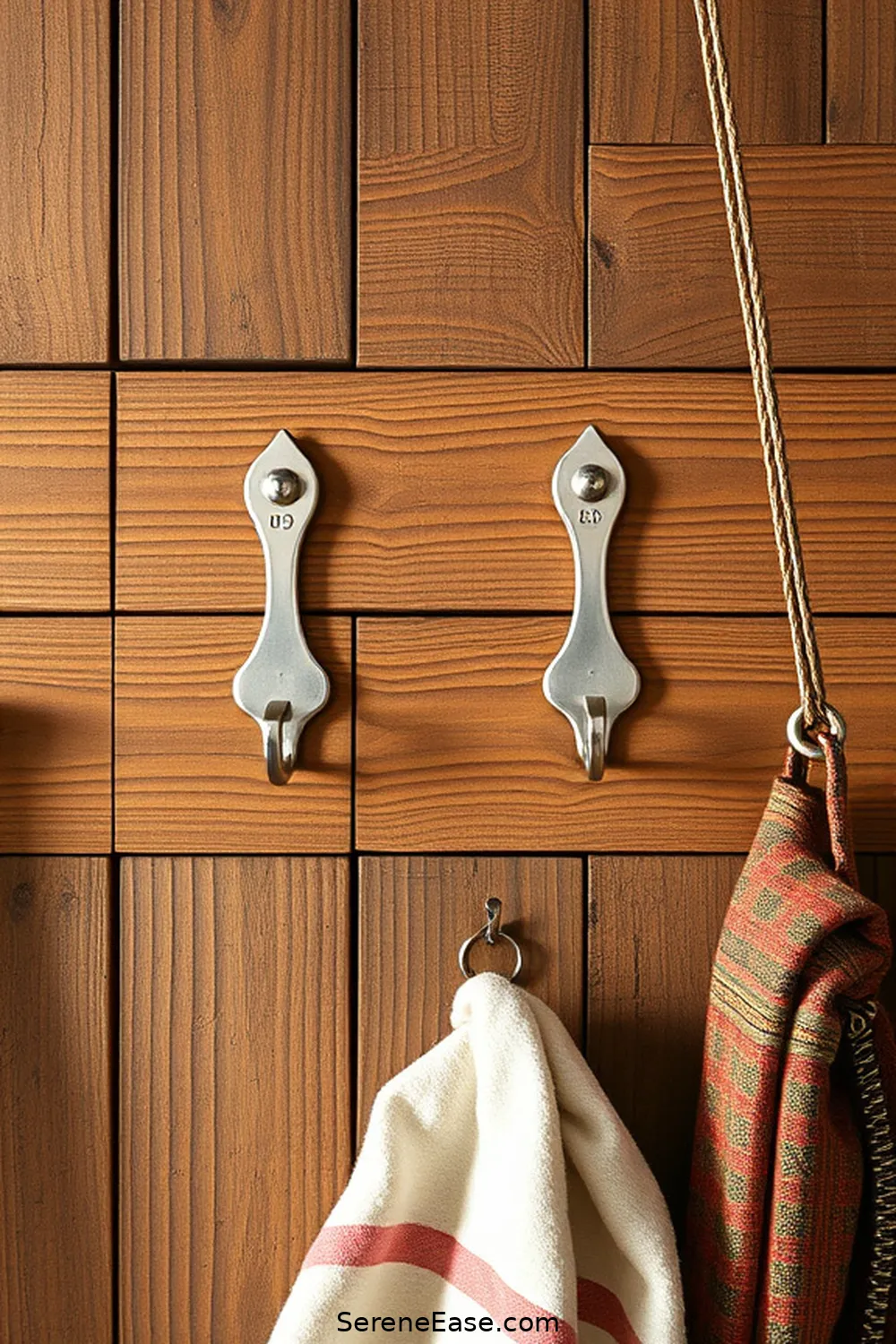 20 Stunning Metallic Accents for Modern Farmhouse Garage Style 11 Polished Nickel Hooks for 20 Stunning Metallic Accents for Modern Farmhouse Garage Style