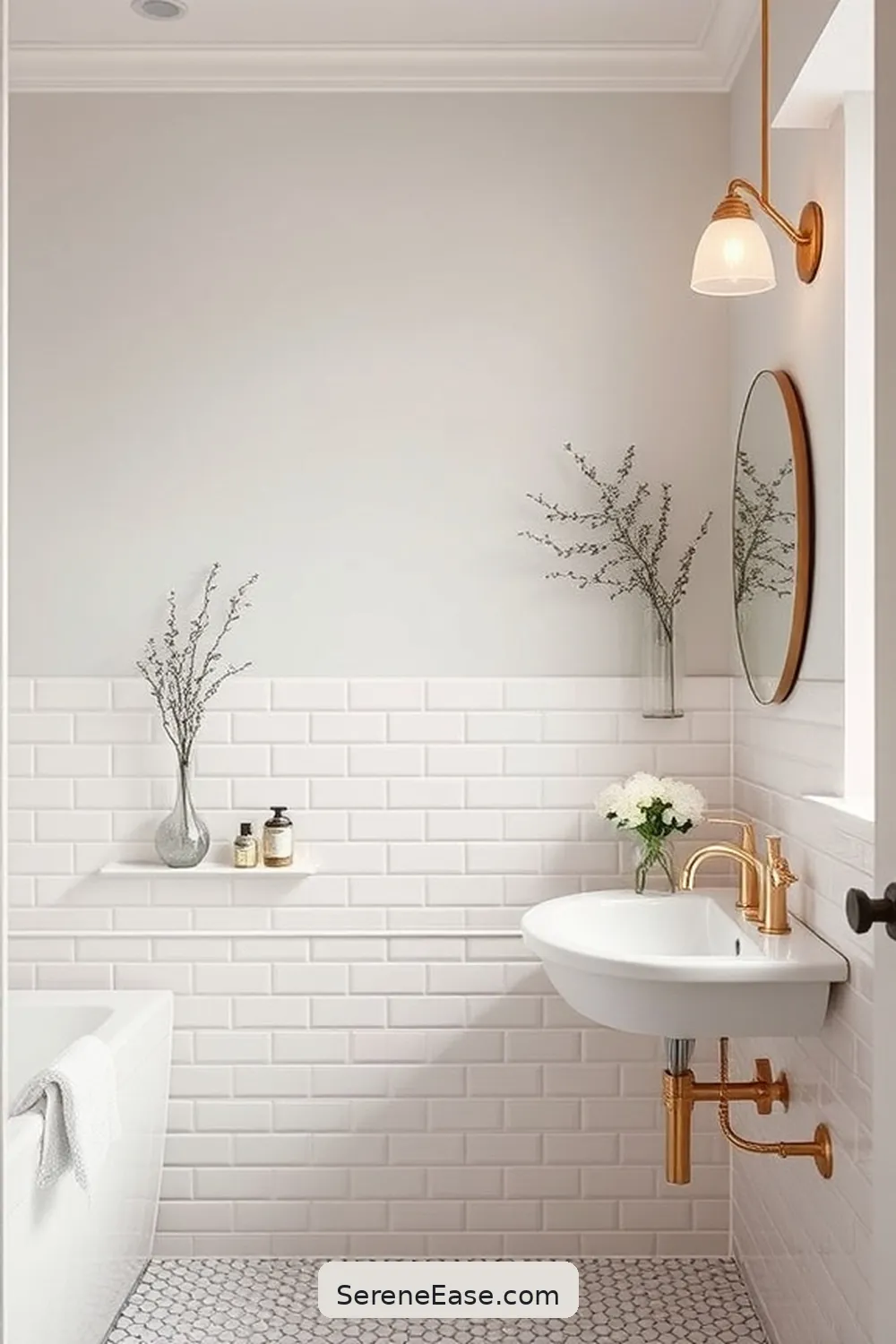 20 Stunning Ways to Use Pastels in a Scandinavian Style Bathroom 5 Accent Tiles in Soft Hues for 20 Stunning Ways to Use Pastels in a Scandinavian Style Bathroom